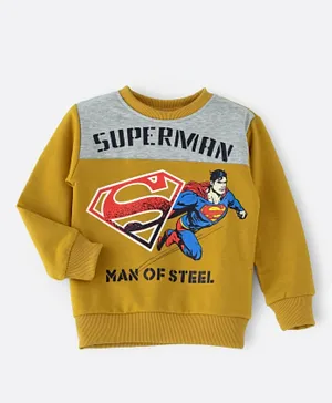 Warner Bros Superman Sweatshirt - Mustard