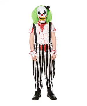 Mad Toys Scary Evil Clown Halloween Costume - Multicolour