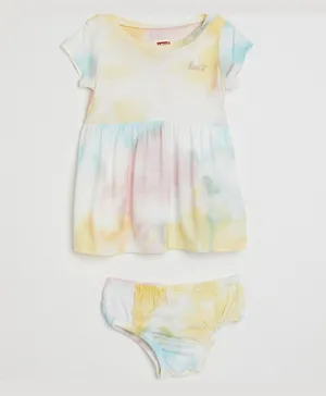 Levi's Tie Dye Dress with Bloomer - Multicolor