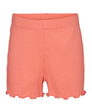 Vero Moda Solid Shorts - Peach