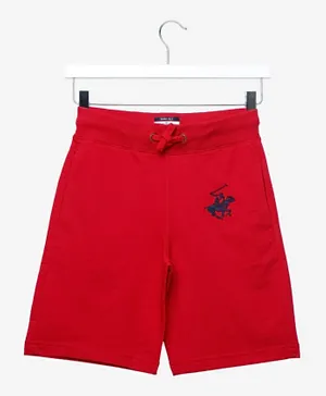 Beverly Hills Polo Club Knit Shorts - Red