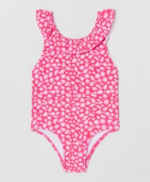 OVS Printed Swimsuit - Pink