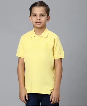 Beverly Hills Polo Club - Short Sleeve Polo T-Shirt - Yellow