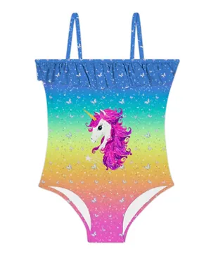 Slipstop Pammy V Cut Swimsuit - Multicolor