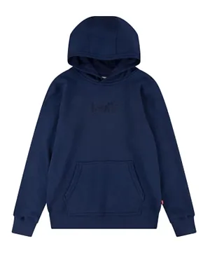 Levi's - Logo Pullover Hoodie - Blue