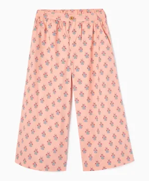 Zippy All Over Printed Floral Pants - Pink
