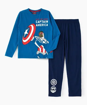 UrbanHaul X Marvel Avengers Pyjama Set - Blue