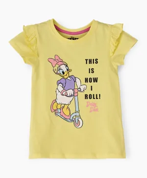 UrbanHaul X Disney Daisy Duck Top - Yellow
