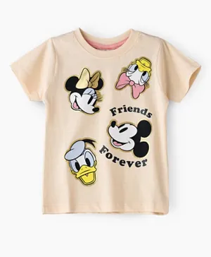 Urban Haul X Disney Mickey & Friends T-Shirt - Beige