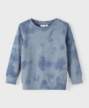 Name It - Tie Dye Sweatshirt - China Blue
