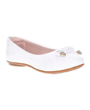 موليكينها - حذاء بالرينا للفتيات - أبيض