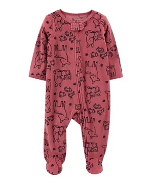Carter's Deer Sleepsuit - Pink