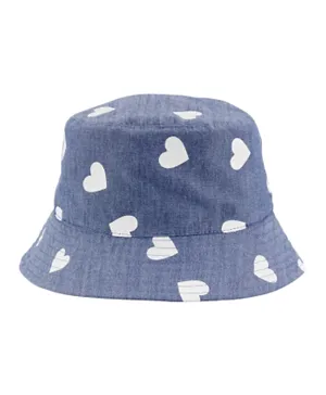 قبعة بطبعة قلوب من كارترز - أزرق
