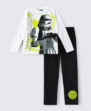 UrbanHaul X Star Wars Pyjama Set - White & Black
