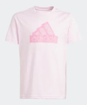 adidas Junior Future Icons Graphic T-Shirt - Pink