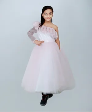 فستان مناسبات للأطفال من أكاس - وردي