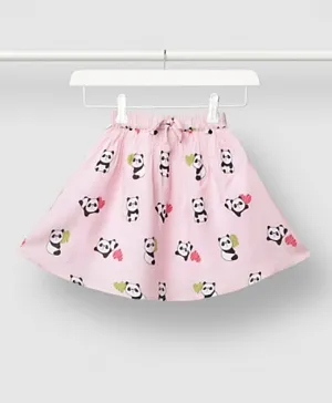 Neon Girl Printed Skirt - Multi