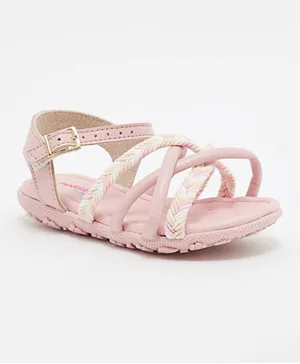 Molekinha - Sandals with Back Strap - Pink