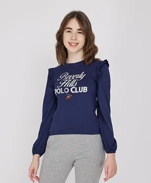 Beverly Hills Polo Club - Knit Top - Navy Blue