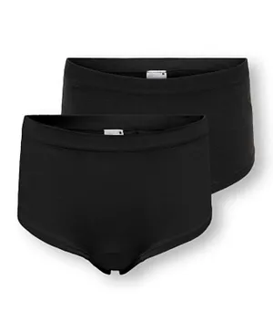 Only Kids 2 Pack Seemless Underwear - Black