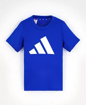 adidas Train Essentials Aeroready Logo Regular Fit T-Shirt - Blue
