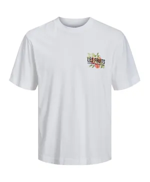 Jack & Jones Junior Les Fruits Originals T-Shirt - White