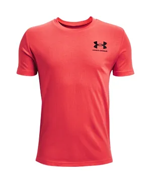 Under Armour UA Sportstyle Left Chest YSM T-Shirt - Red