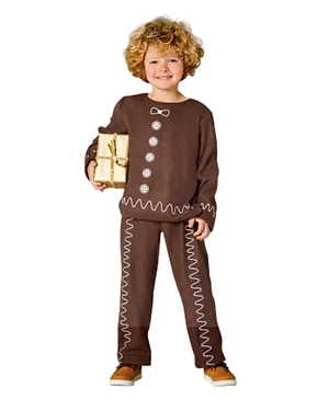 Mad Toys Gingerbread Boy Christmas Costume - Brown