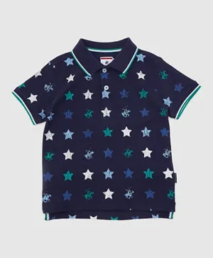 Beverly Hills Polo Club - Short Sleeve Polo T-shirt - Navy