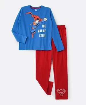 UrbanHaul X Superman Pyjama Set - Blue & Red