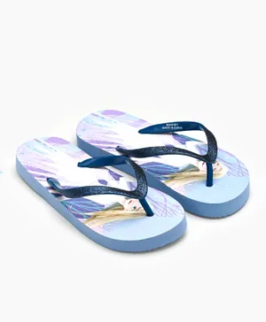 Disney Frozen Flip Flops - Blue