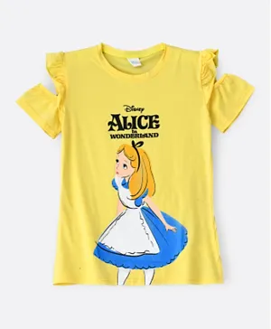 Disney Alice in Wonderland Fashion Top - Yellow