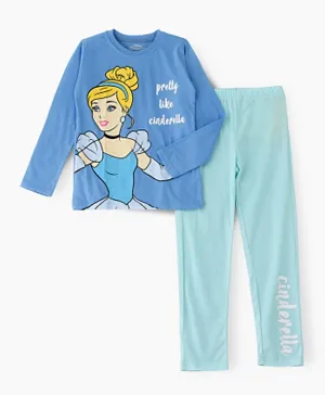 UrbanHaul X Disney Princess Pyjama Set - Blue