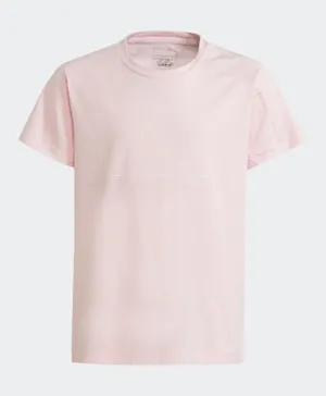 adidas Junior Train Essentials Aeroready Regular Fit Logo Training T-Shirt - Pink
