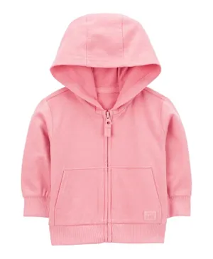 Carter's  - Zip-Front French Terry Hoodie - Pink