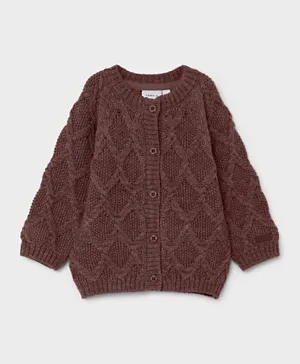 Name It Wool Knit Sweater - Deep Mahogany
