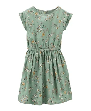 اوشكوش بيغوش - فستان بطبعة أزهار  - أخضر