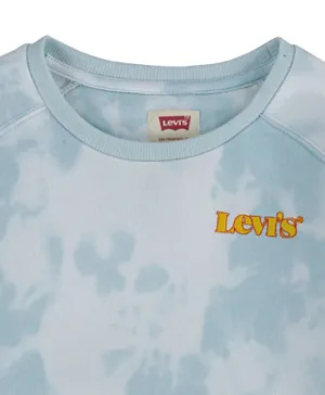 Levi's® Tie Dye Relaxed Fit Cropped Sweatshirt