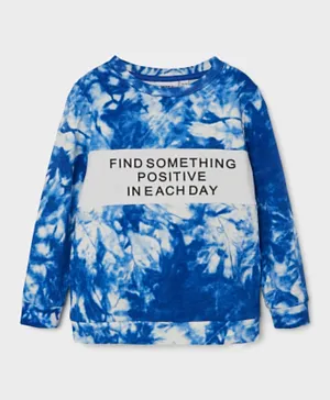 Name It Printed Sweater - Blue