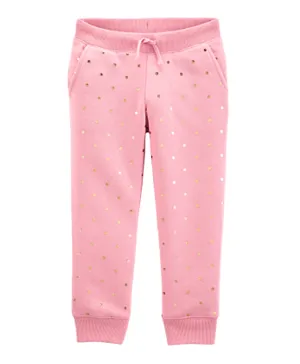 OshKosh B'Gosh Logo Fleece Pants - Pink
