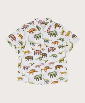 Monsoon Children Safari Dinosaur Printed Shirt - Multicolor