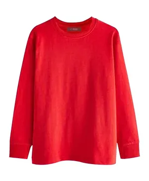 Finelook Boys Solid Long Sleeve T-Shirt - Red