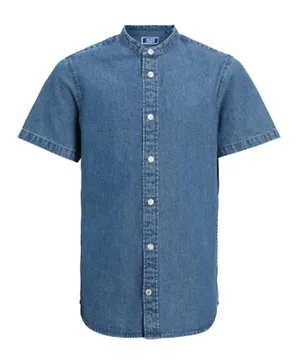 جاك آند جونز جونيور - قميص بأكمام قصيرة  - أزرق