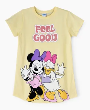 UrbanHaul X Disney Minnie & Daisy T-Shirt - Yellow