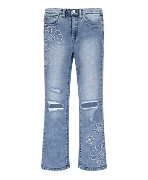 ليفايز - بنطال جينز واسع من الأسفل - الأزرق