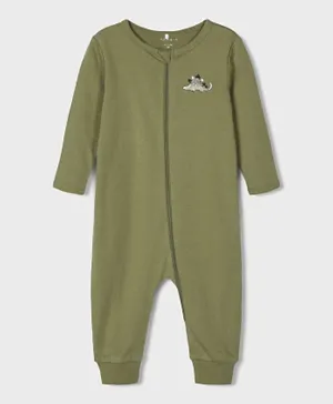 Name It - Full Sleeves Sleepsuit Loden Green - Pack of 2