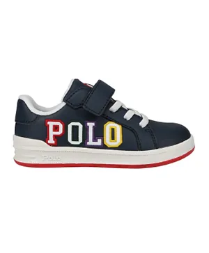 Polo Ralph Lauren Heritage Court II Graphic PS Sneakers - Navy / Red