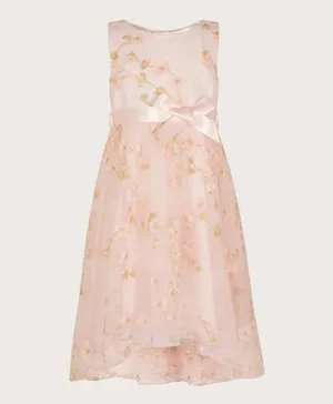 مونسون تشيلدرن فستان بنقشة زهور البلوسوم - وردي