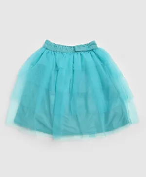 Neon Girl's Solid Knee Length Skirt