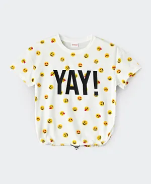 Emoji YAY! T-Shirt - White